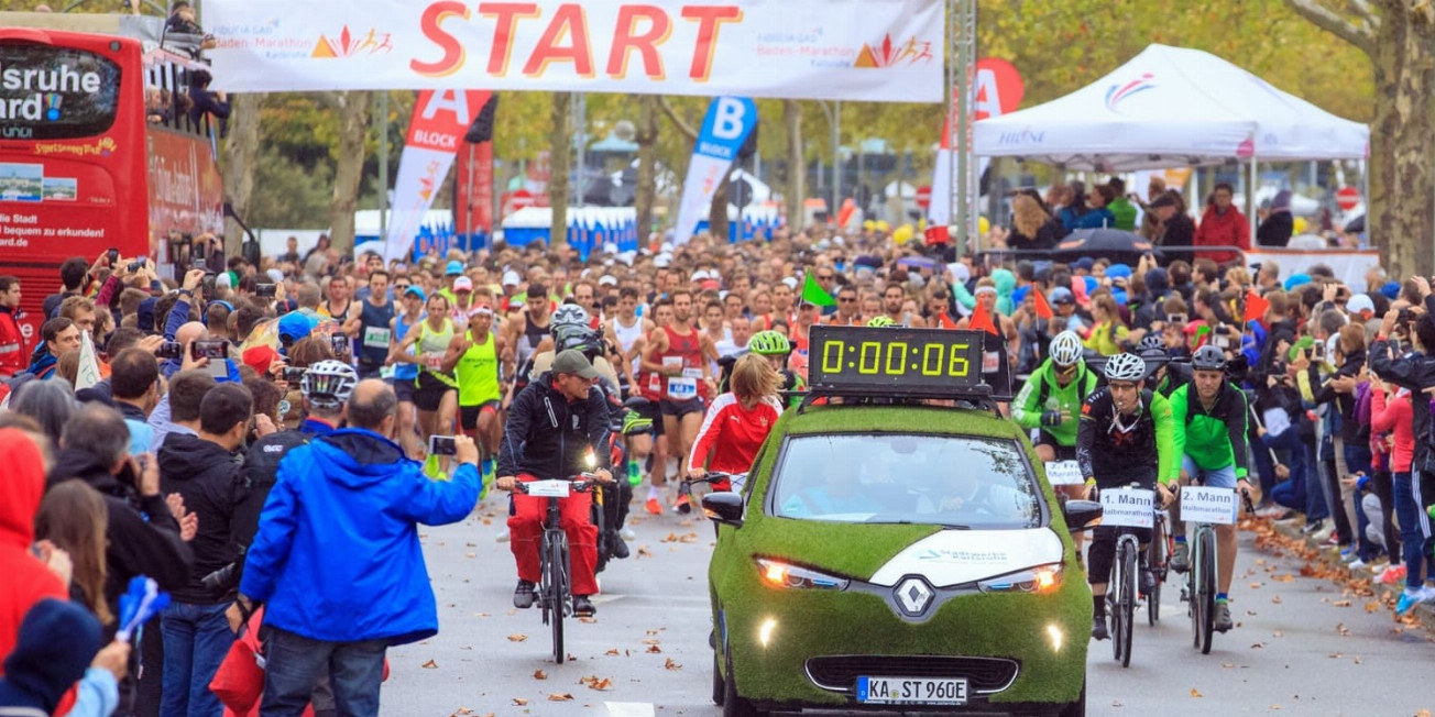 Baden-Marathon in Karlsruhe